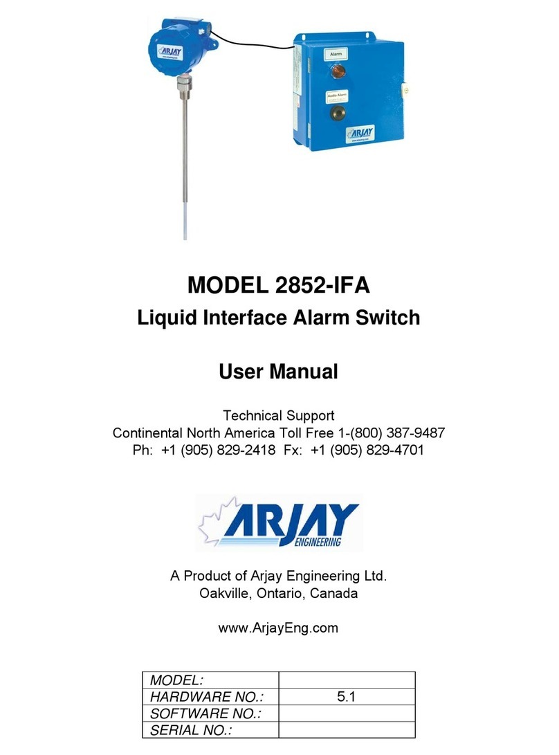 ARJAY ENGINEERING 2852-IFA Manuel utilisateur
