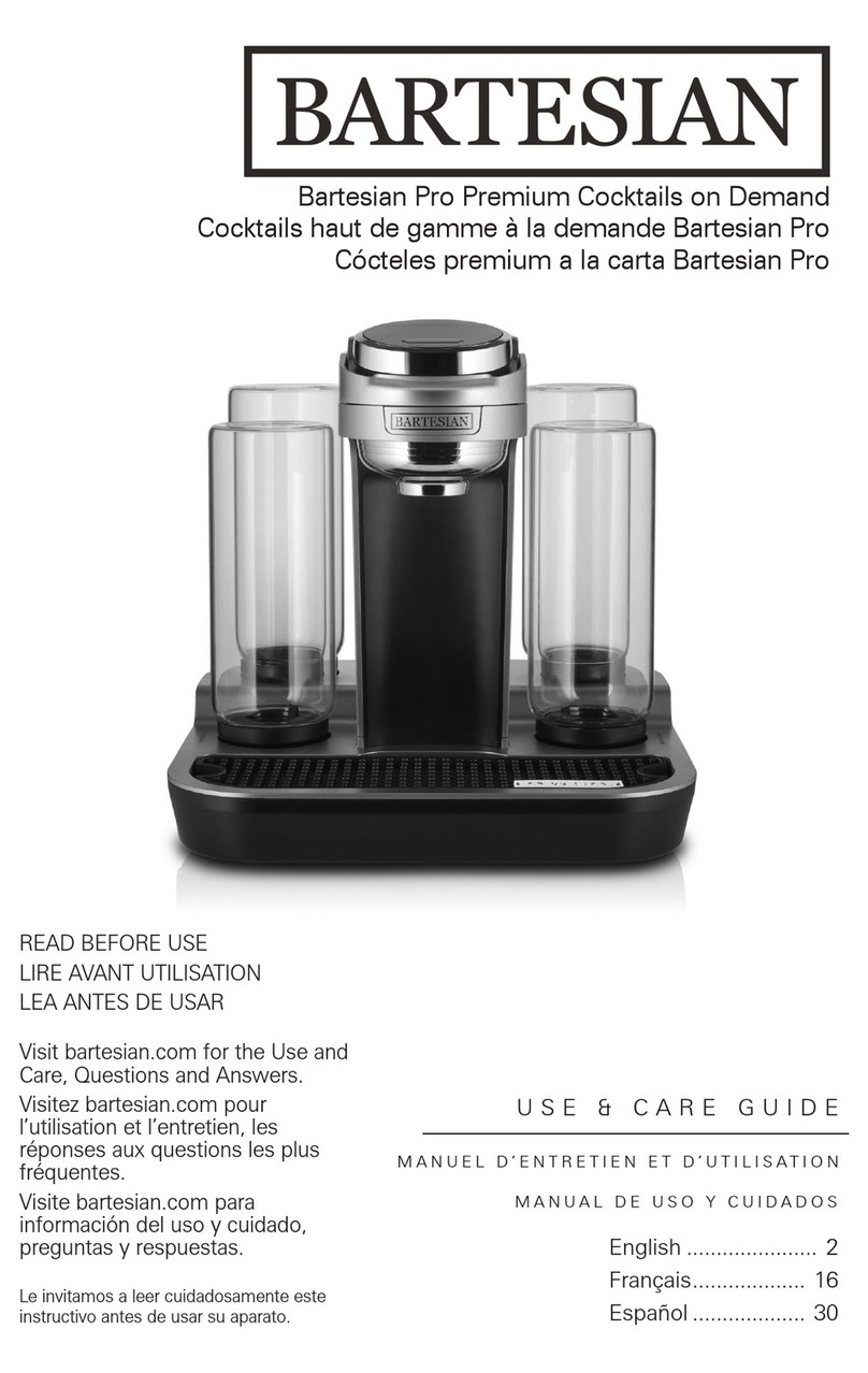 Bartesian Pro 55306 Manuel utilisateur