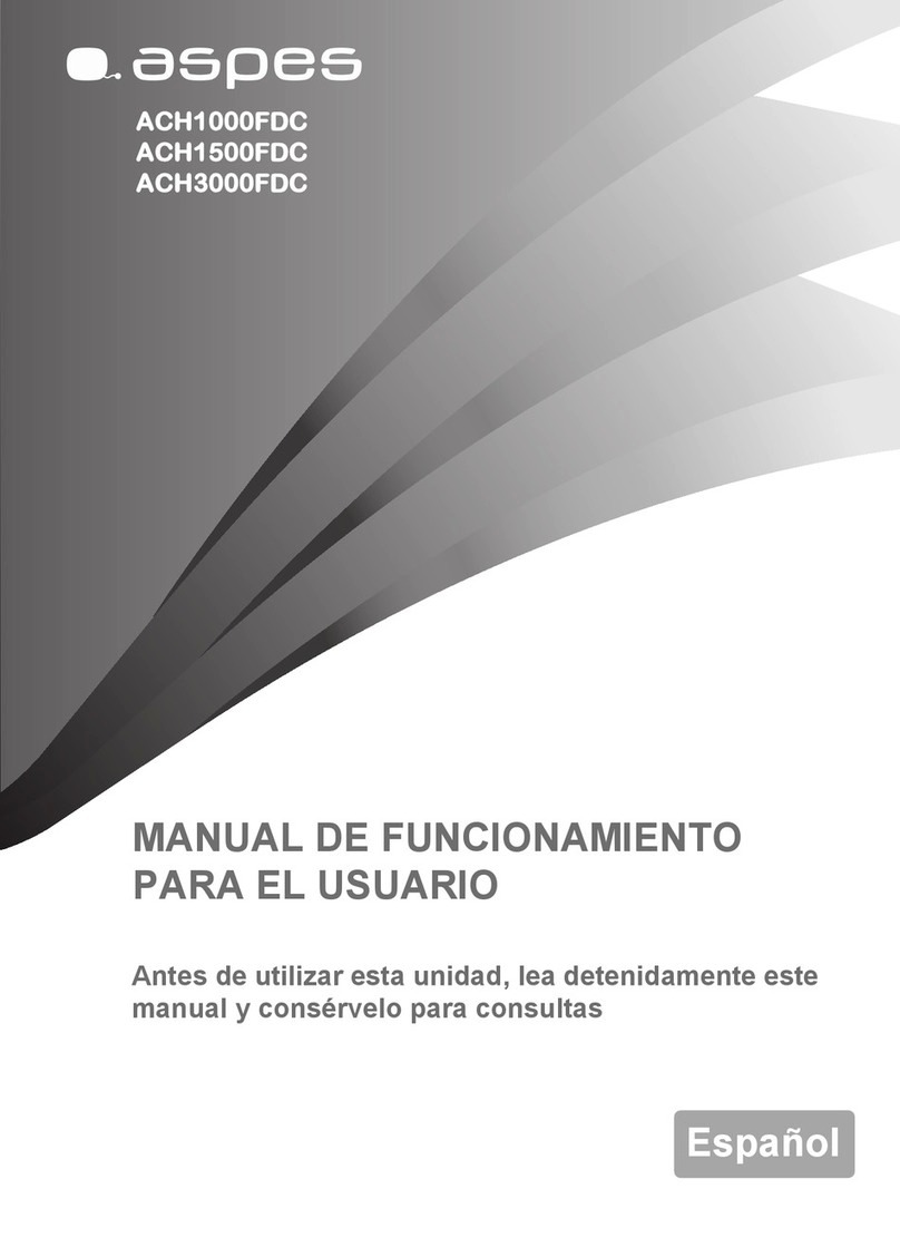 Aspes ACH1000FDC Manuel utilisateur