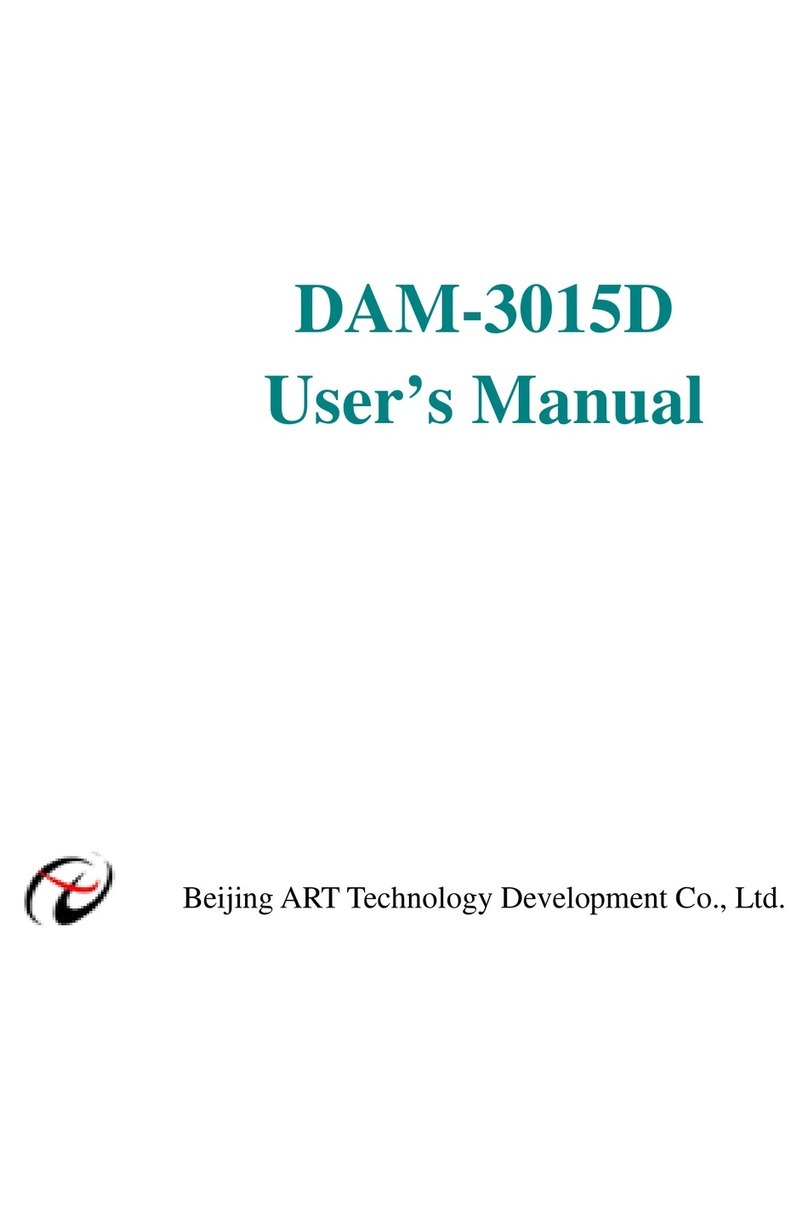 ART Technology Development DAM-3015D Manuel utilisateur