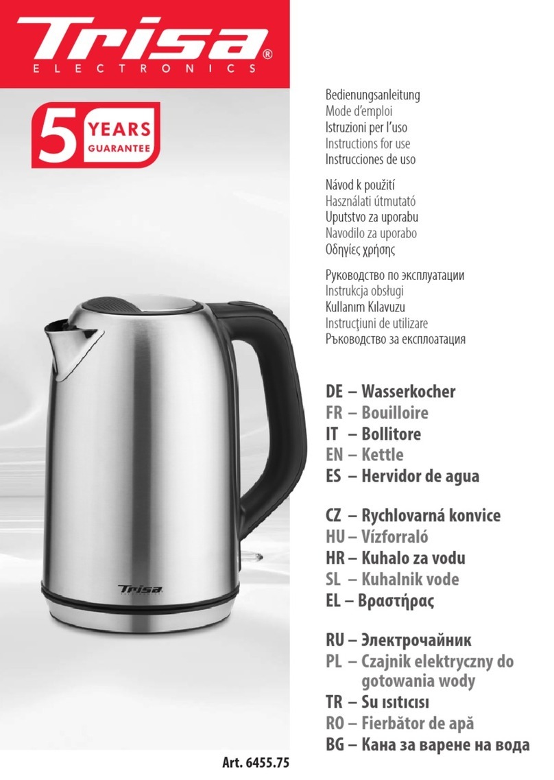 Trisa W5575 Manuel utilisateur Trisa W5575 Manuel utilisateur