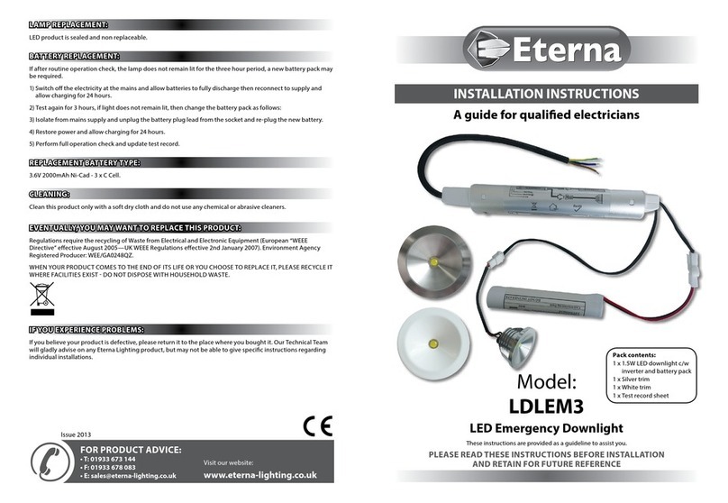 Eterna LDLEM3 Manuel utilisateur