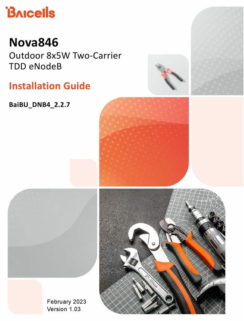 Baicells Nova846 Manuel utilisateur