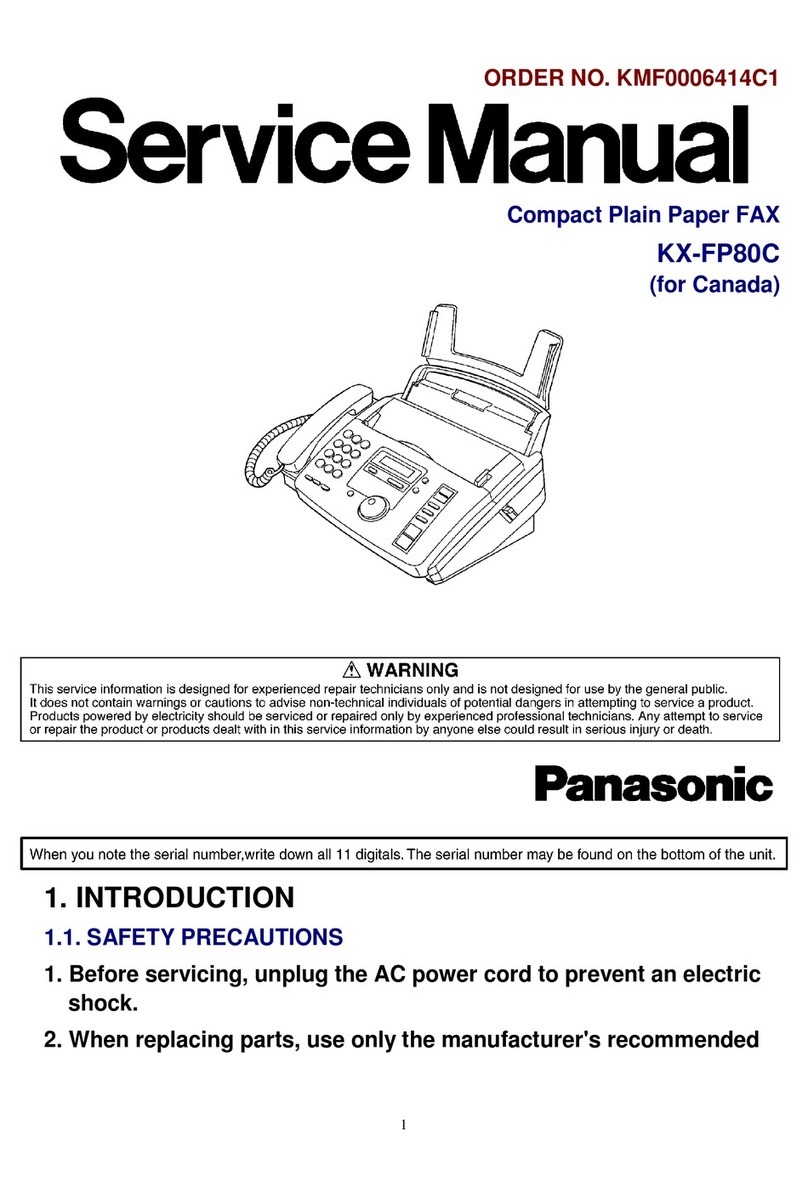 Panasonic KX-FP80C Manuel utilisateur