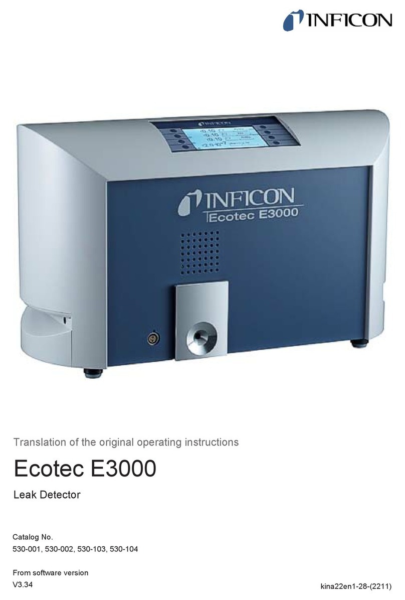Inficon Ecotec E3000 Guide rapide