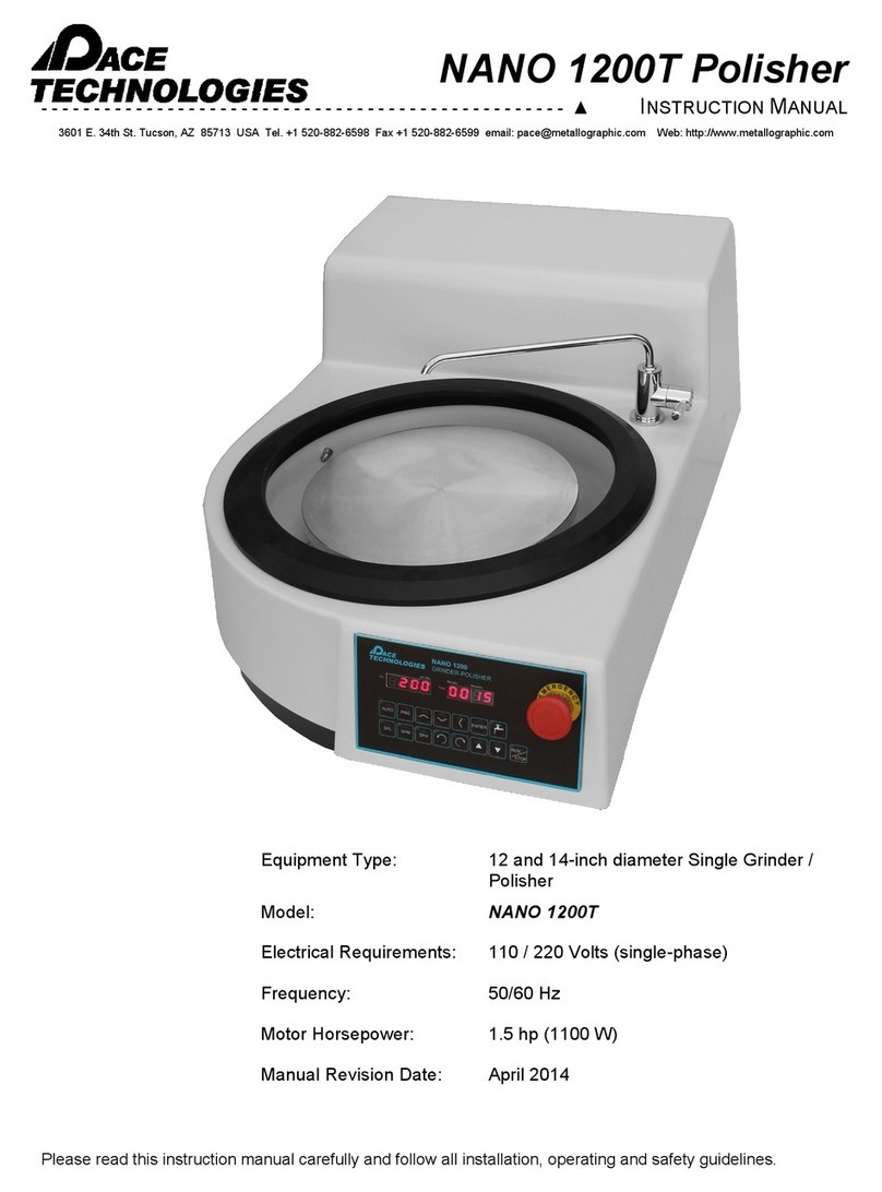 Pace Technologies NANO 1200T Manuel utilisateur