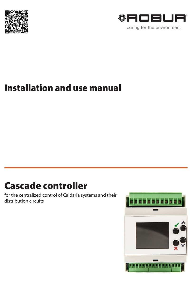 Robur Cascade controller Mode d’emploi