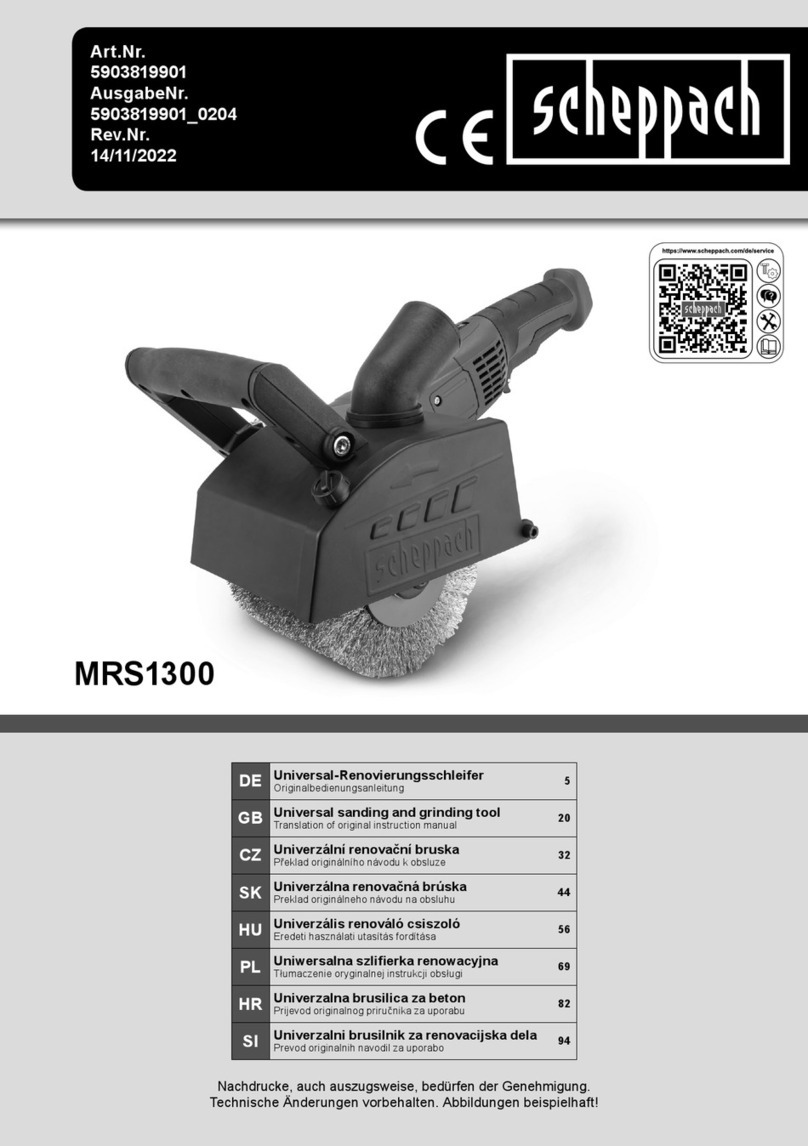 Scheppach MRS1300 Instructions d'utilisation