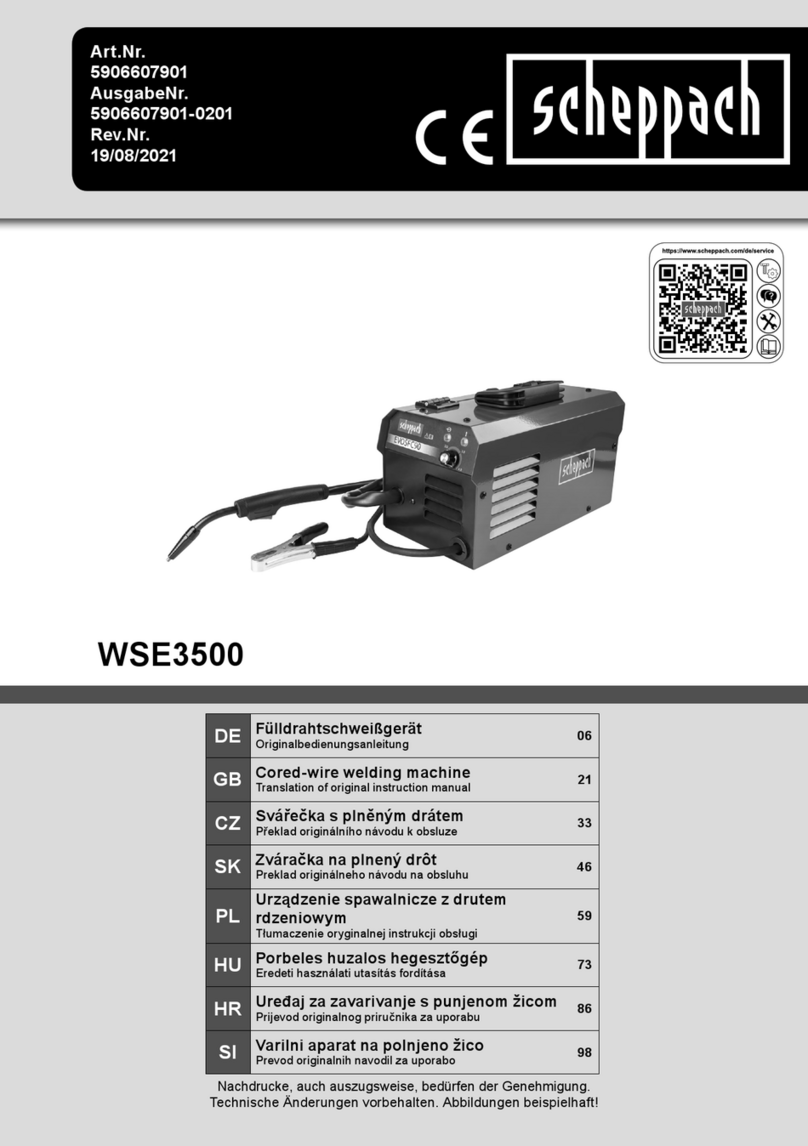 Scheppach WSE3500 Instructions d'utilisation