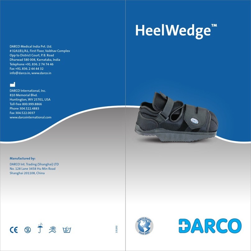 Darco HeelWedge Manuel utilisateur