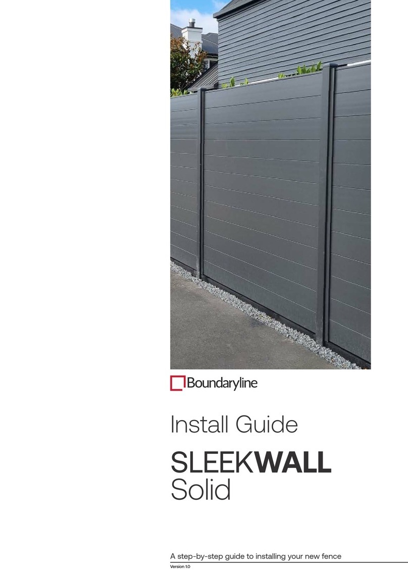 Boundaryline SLEEKWALL SOLID Manuel utilisateur Boundaryline SLEEKWALL SOLID Manuel utilisateur