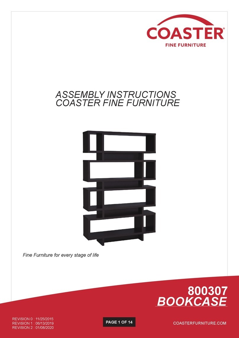 Coaster 800307 Manuel utilisateur