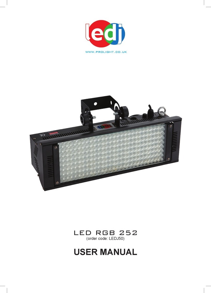 Ledj LED RGB 252 Manuel utilisateur