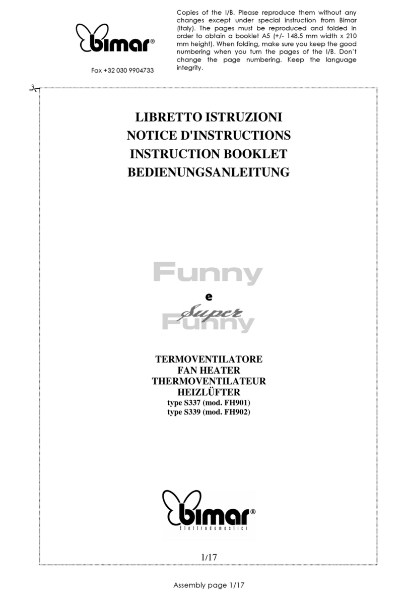 Bimar Funny Manuel utilisateur