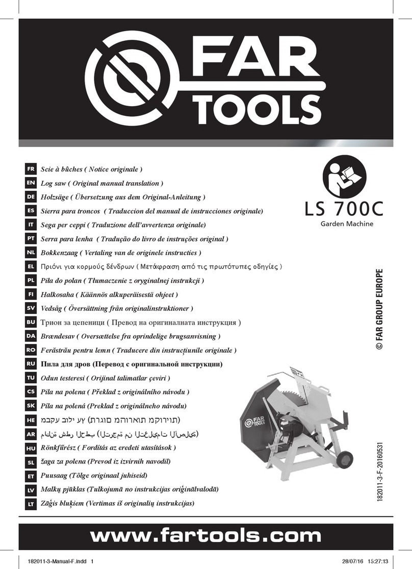 Far Tools LS 700C Manuel d'utilisation et d'entretien