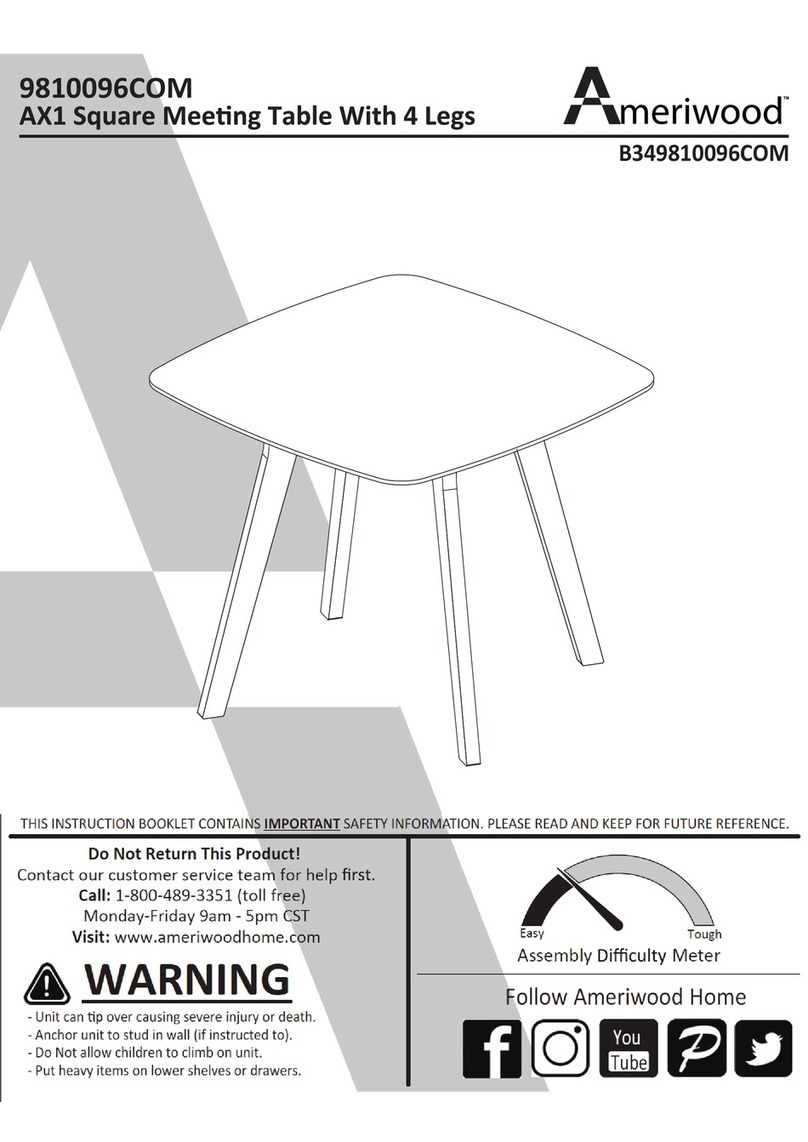 Ameriwood AX1 9810096COM Manuel utilisateur