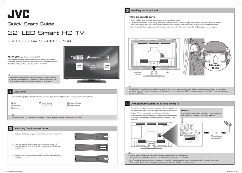 JVC LT-32C660 Manuel utilisateur