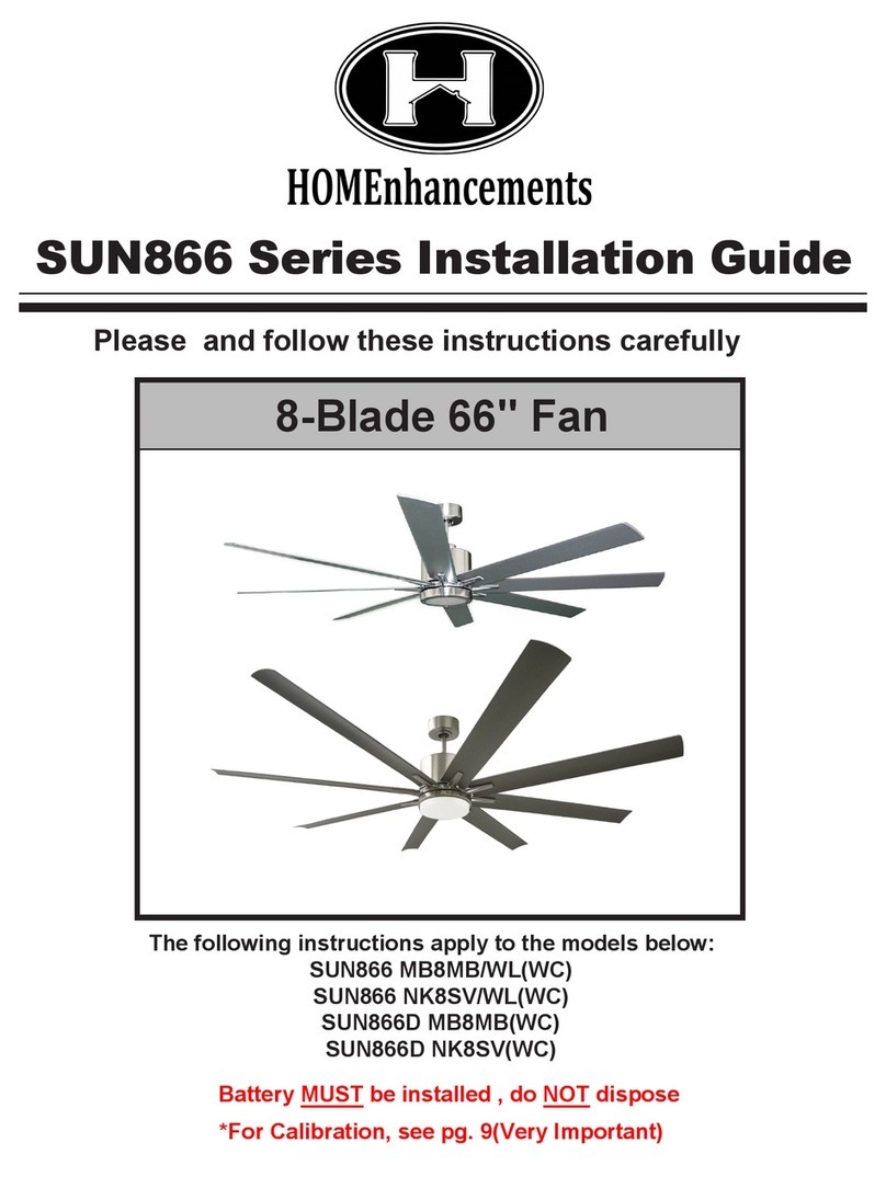 HOMEnhancements SUN866 Series Manuel utilisateur
