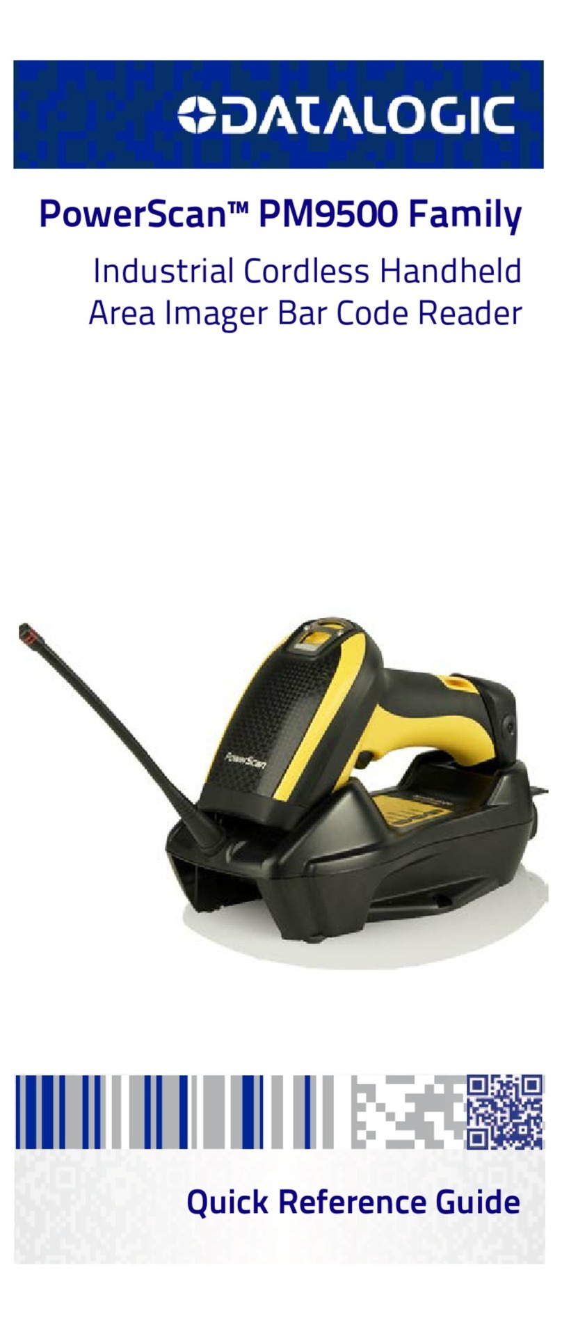 Datalogic PowerScan PM9500 Manuel utilisateur