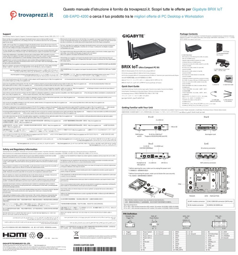 Gigabyte GB-EAPD-4200 Manuel utilisateur