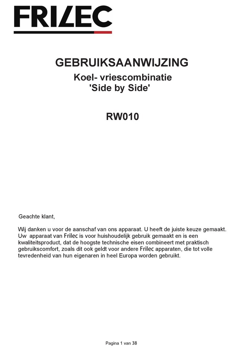 FRIZEC RW010 Manuel utilisateur