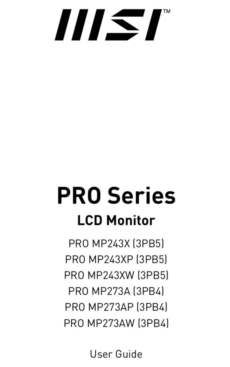 MSI PRO MP243X Manuel utilisateur
