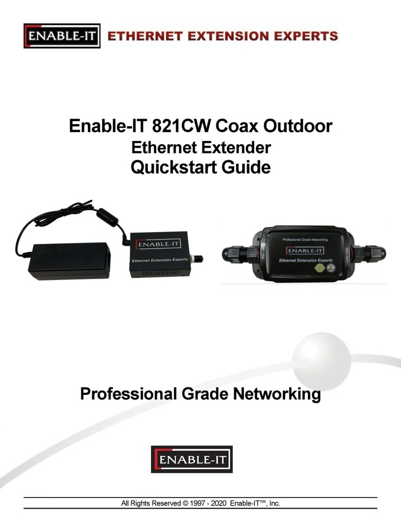 Enable-IT 821CW Manuel utilisateur