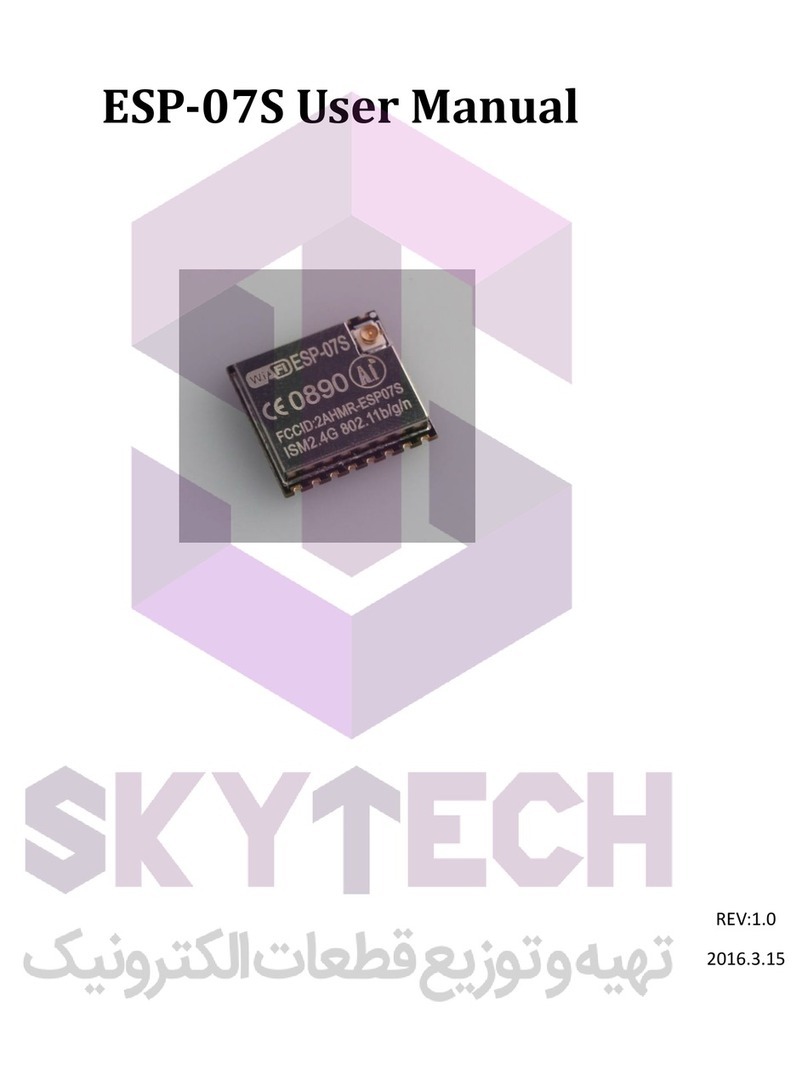 Skytech ESP-07S Manuel utilisateur