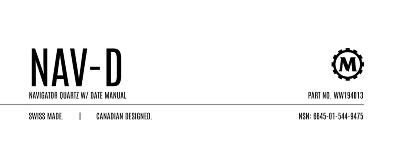 Swiss NAV-D Manuel utilisateur