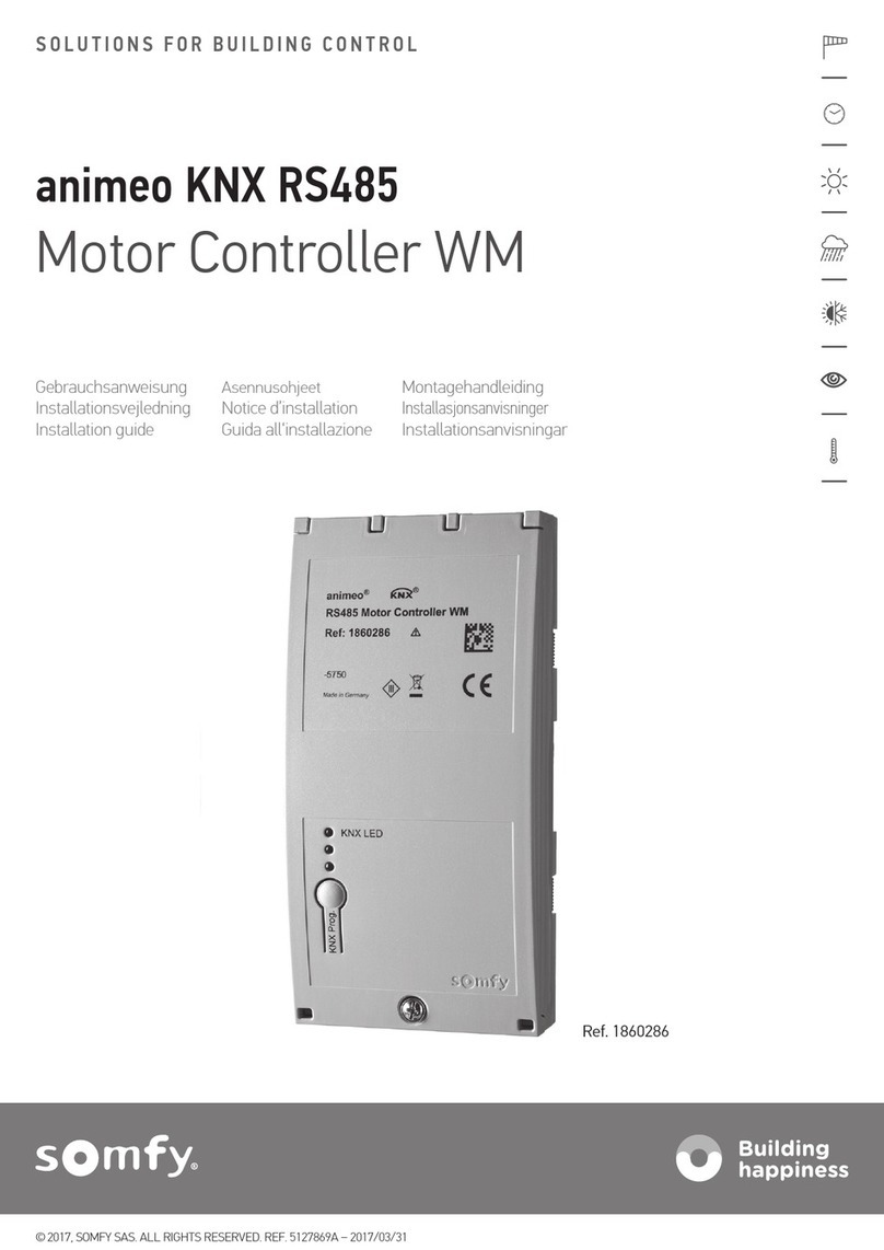 SOMFY 1860286 Manuel utilisateur