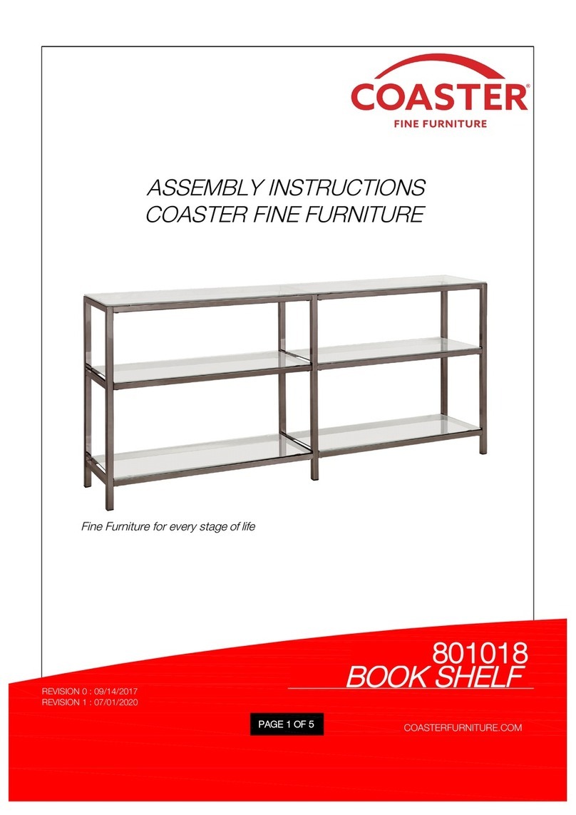 Coaster 801018 Manuel utilisateur