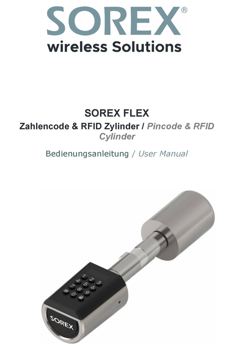 SOREX FLEX Manuel utilisateur