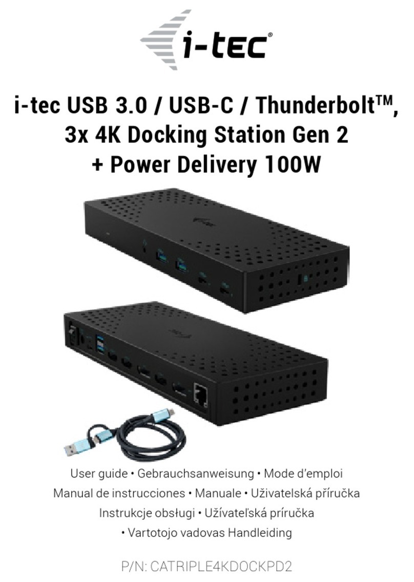 Itec CATRIPLE4KDOCKPD2 Manuel utilisateur