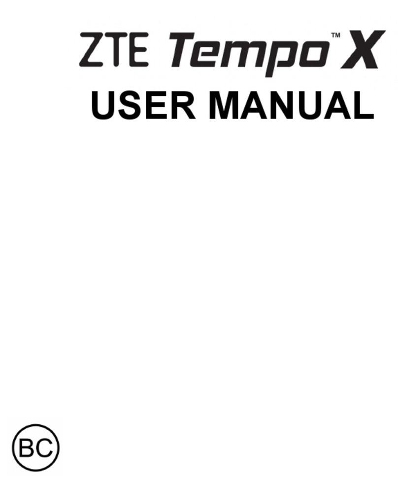 Zte N9137 Manuel utilisateur
