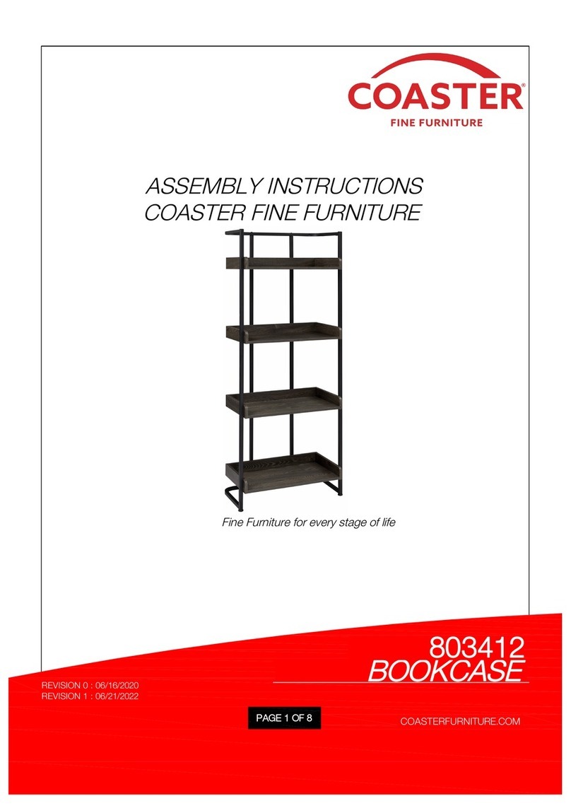 Coaster Eugene 803412 Manuel utilisateur Coaster Eugene 803412 Manuel utilisateur