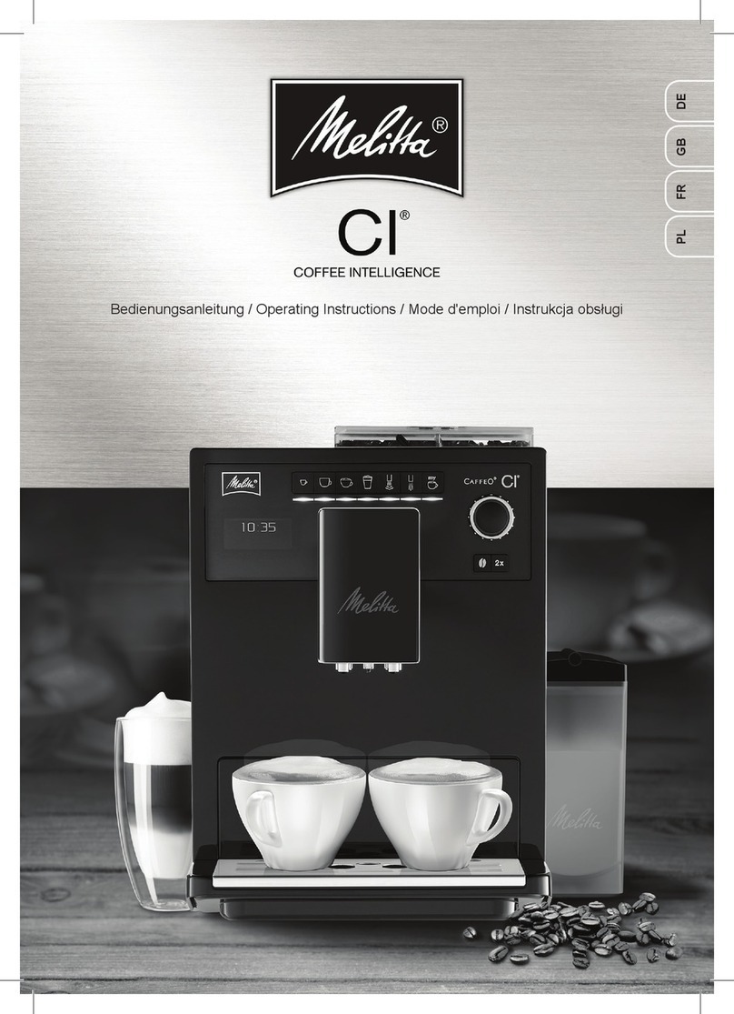 Melitta CI E970-003 Manuel utilisateur