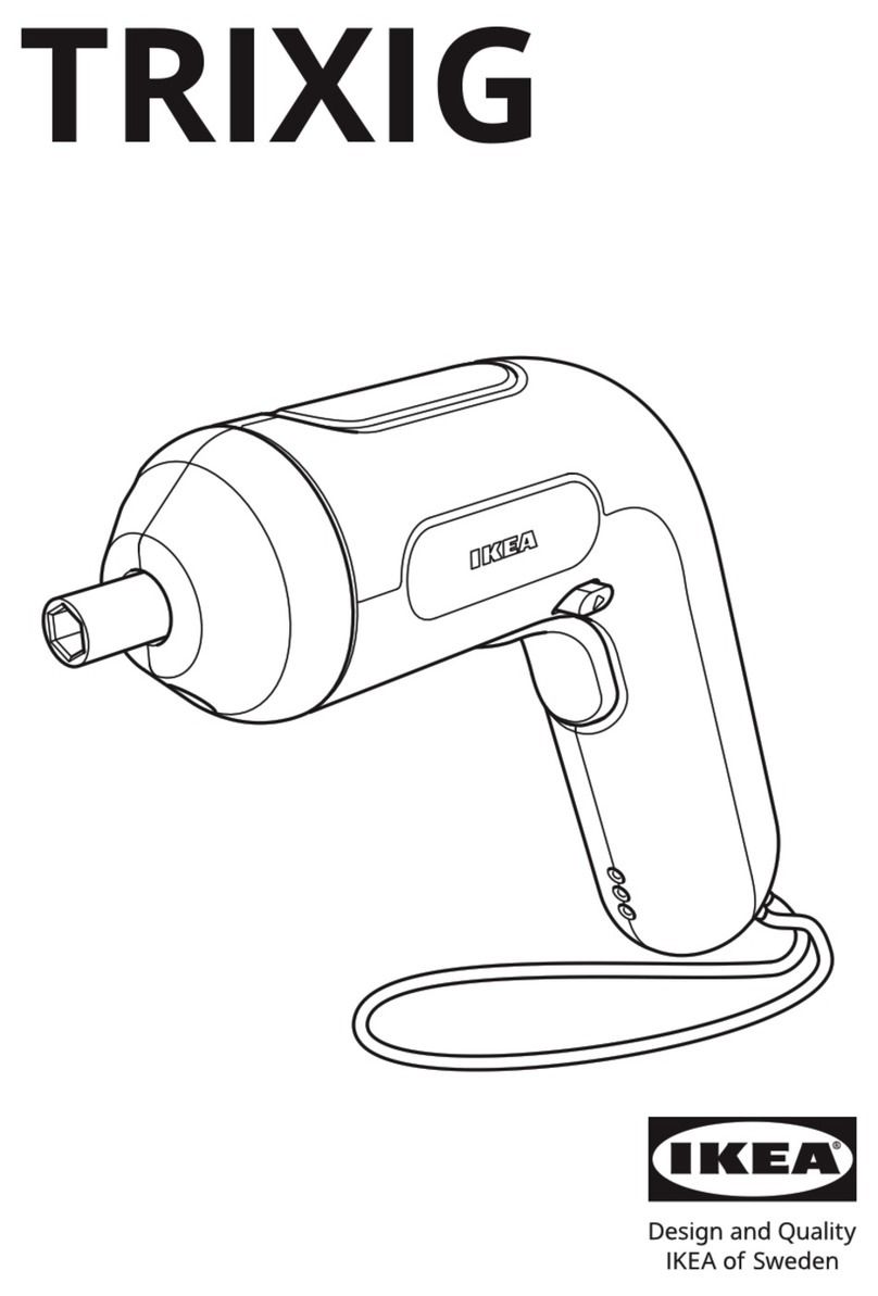 IKEA TRIXIG Manuel utilisateur