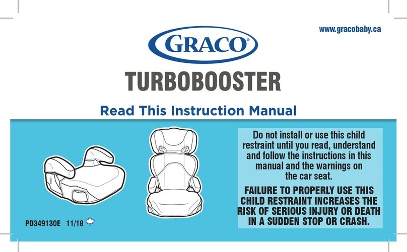 Graco TURBOBOOSTER PD349130E Manuel utilisateur Graco TURBOBOOSTER PD349130E Manuel utilisateur