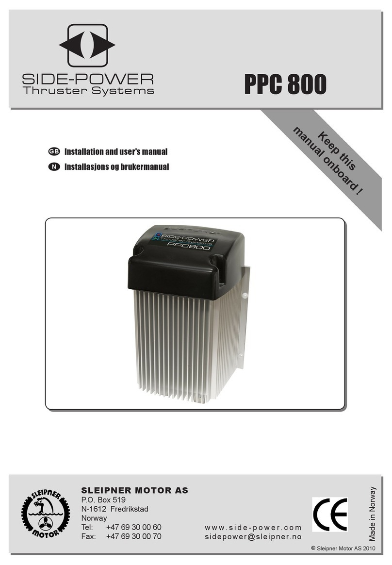 Side-Power PPC 800 Manuel utilisateur