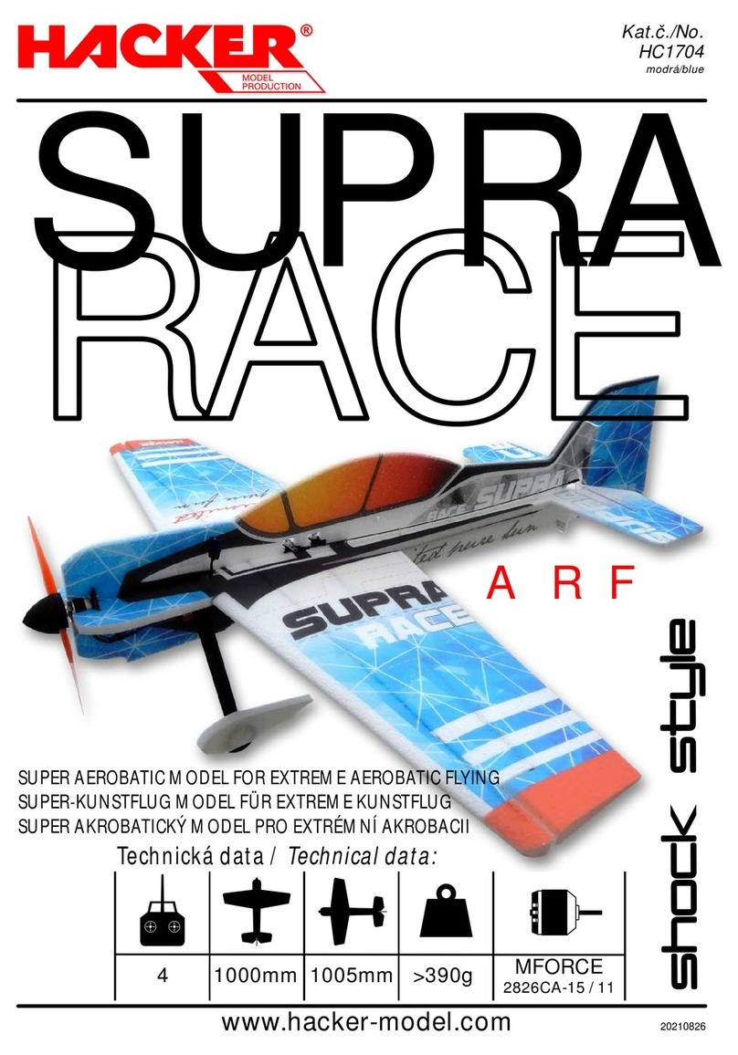 Hacker SUPRA RACE ARF Manuel utilisateur