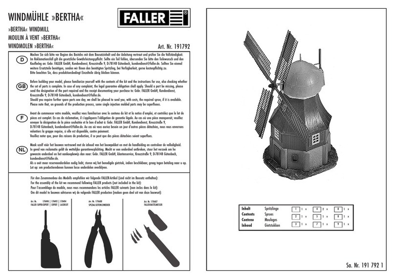 Faller Bertha Manuel utilisateur