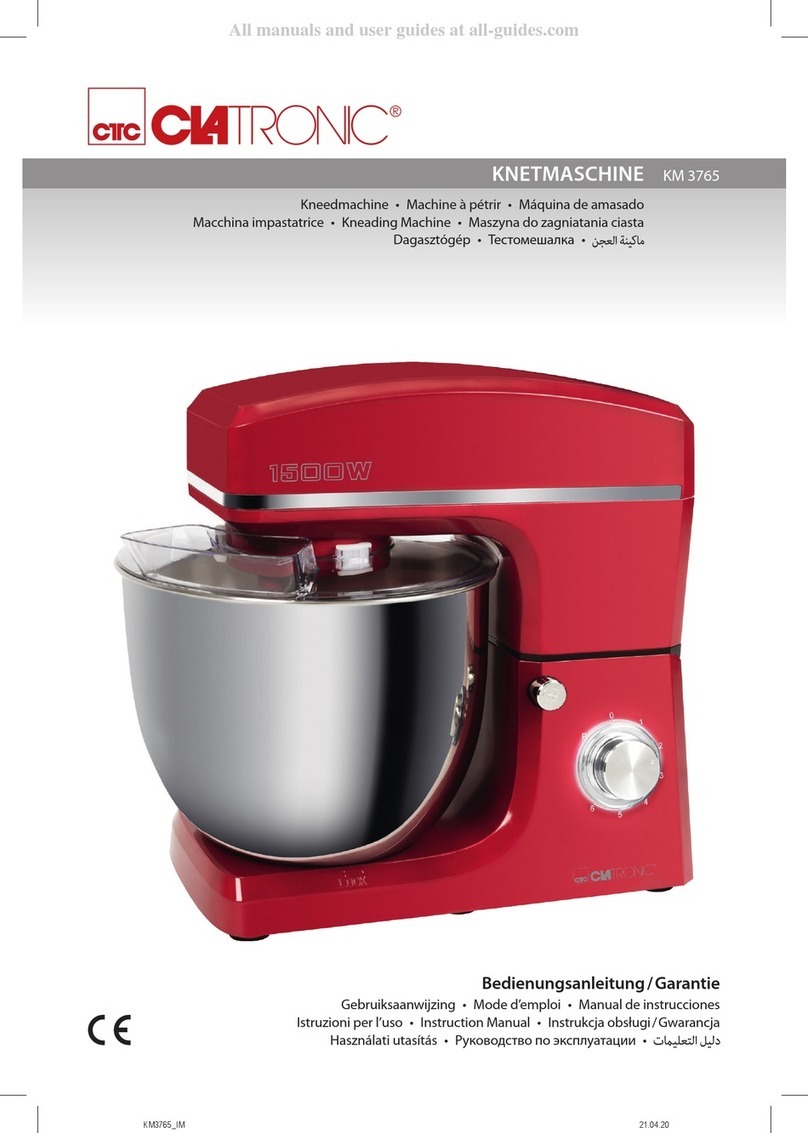 CTC Union CLATRONIC KM 3765 Manuel utilisateur