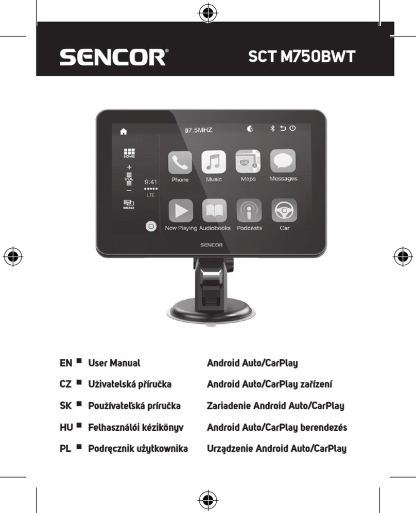 Sencor SCT M750BWT Manuel utilisateur