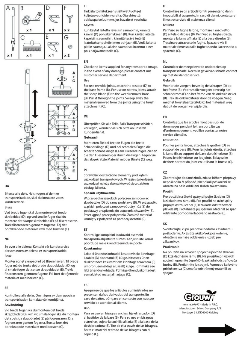 Grouw! 97977 Manuel utilisateur