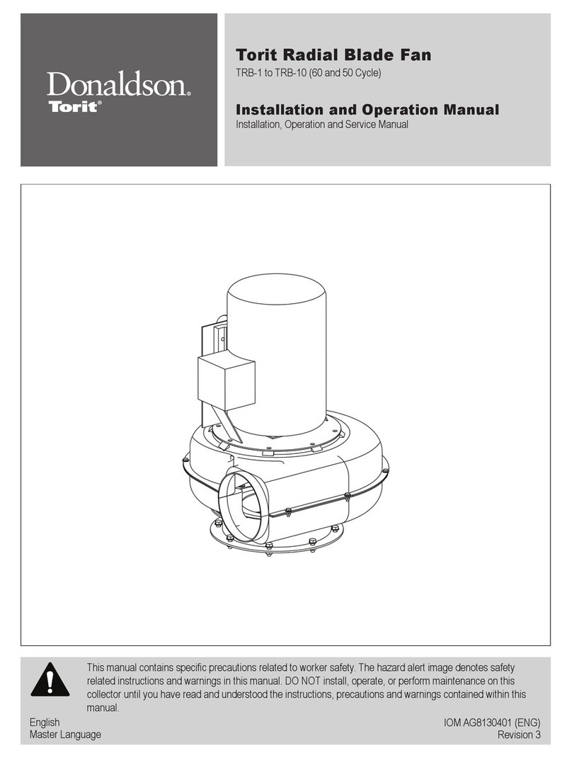 Donaldson Torit TRB-1 Manuel utilisateur