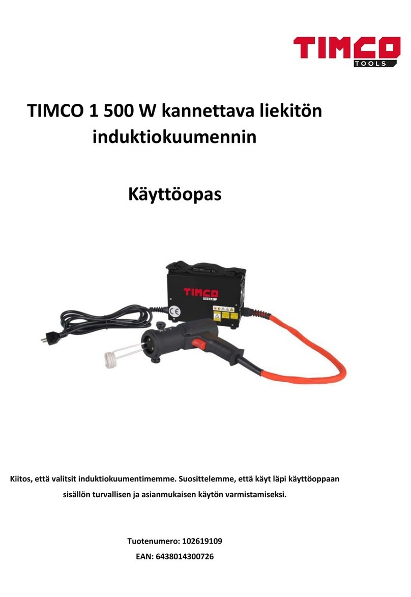 Timco Tools 1500W Manuel Timco Tools 1500W Manuel