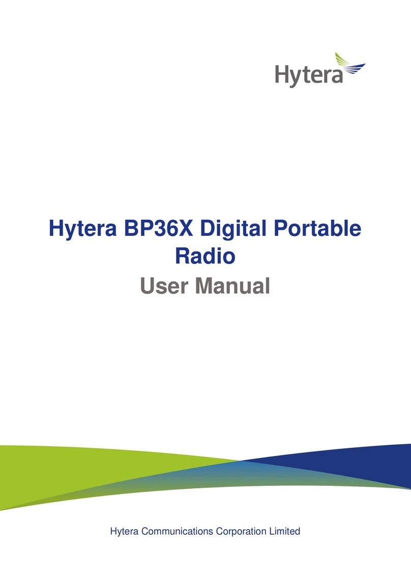 Hytera BP36X Manuel utilisateur