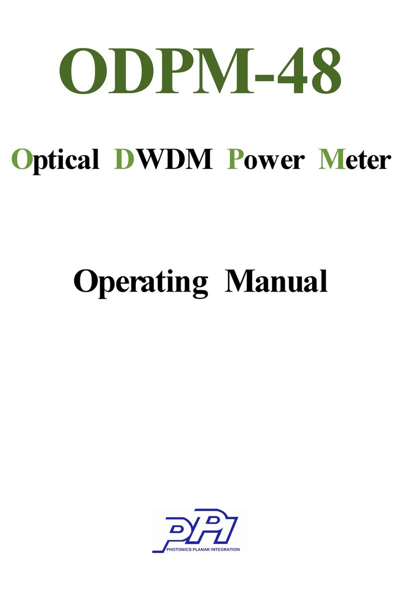 PPI ODPM-48 Manuel utilisateur PPI ODPM-48 Manuel utilisateur
