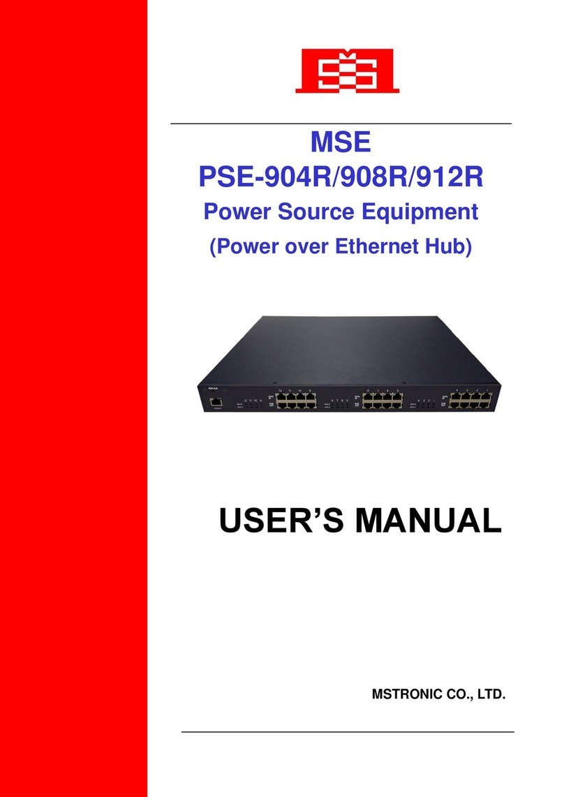 MSTRONIC PSE-904R Manuel utilisateur MSTRONIC PSE-904R Manuel utilisateur