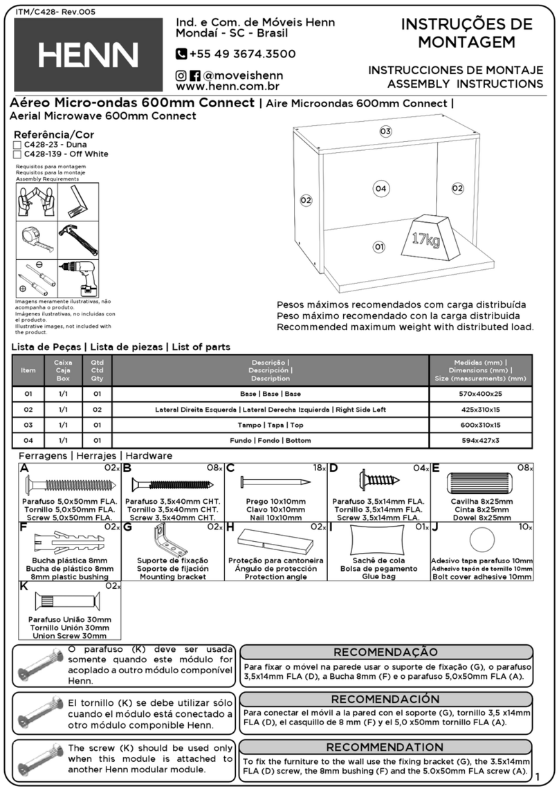 HENN C428-23 Manuel utilisateur